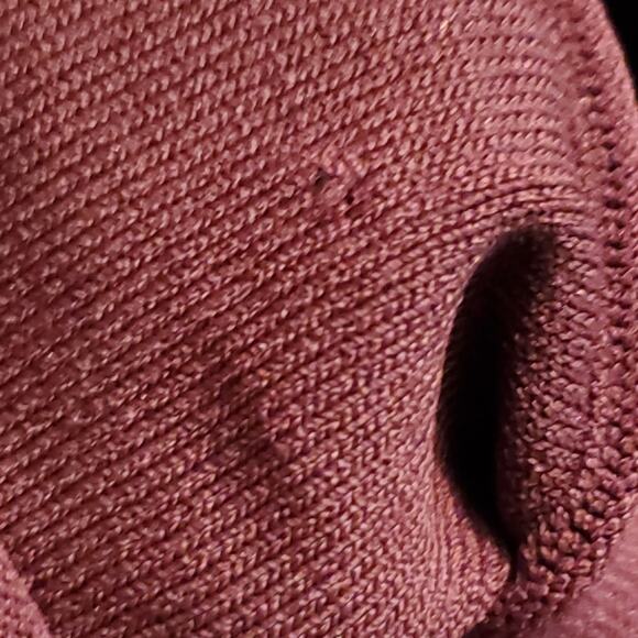 Ted Baker London Dorlean Scallop Trim Skater Dress In Burgundy Sz  4 US supposed - Picture 11 of 11